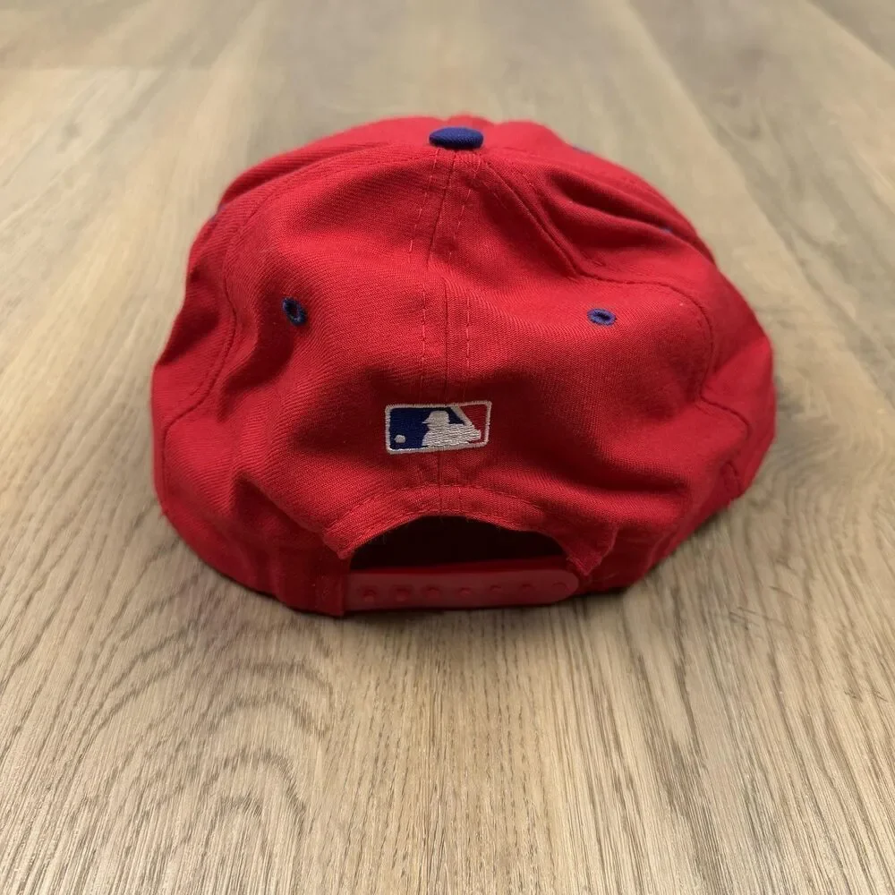 Vintage Philadelphia Phillies Hat Cap Snap Back Mens One Size All Star New Era